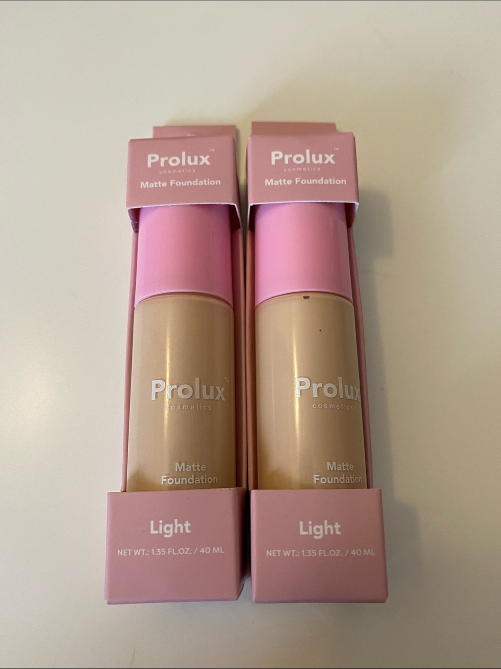 Prolux Matte Foundation LIGHT Set